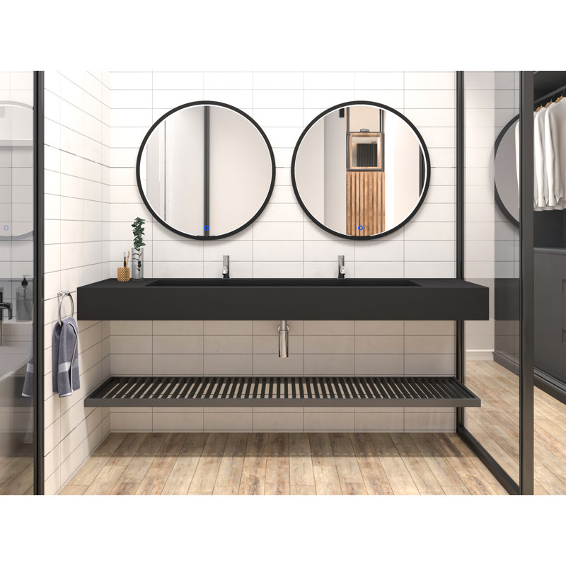 CastelloUSA Pyramid 72" Rectangular Vessel Bathroom Sink with Ramp Basin & Reviews Wayfair